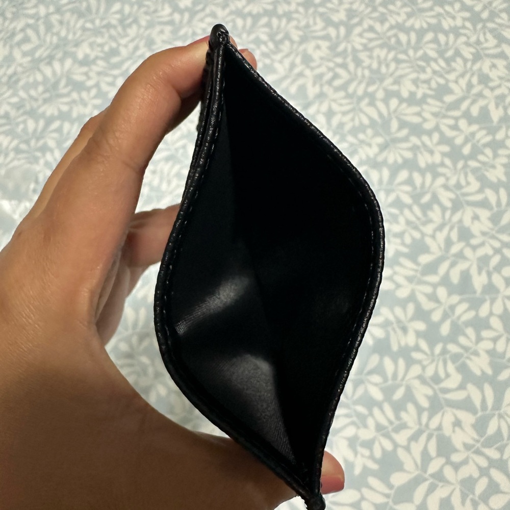 Brand New Black and White Monogram Card Holder - Picture 3 of 4